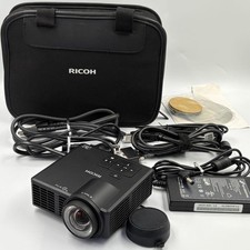 RICOH PJ WXC1110 Portable Ultra-Compact DLP Projector 600lm WXGA W/ Case Tested