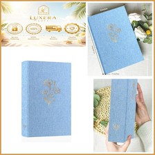 Photo Album 4x6 300 Photos Linen Hardcover Cover Acid Free Pages Writing Area