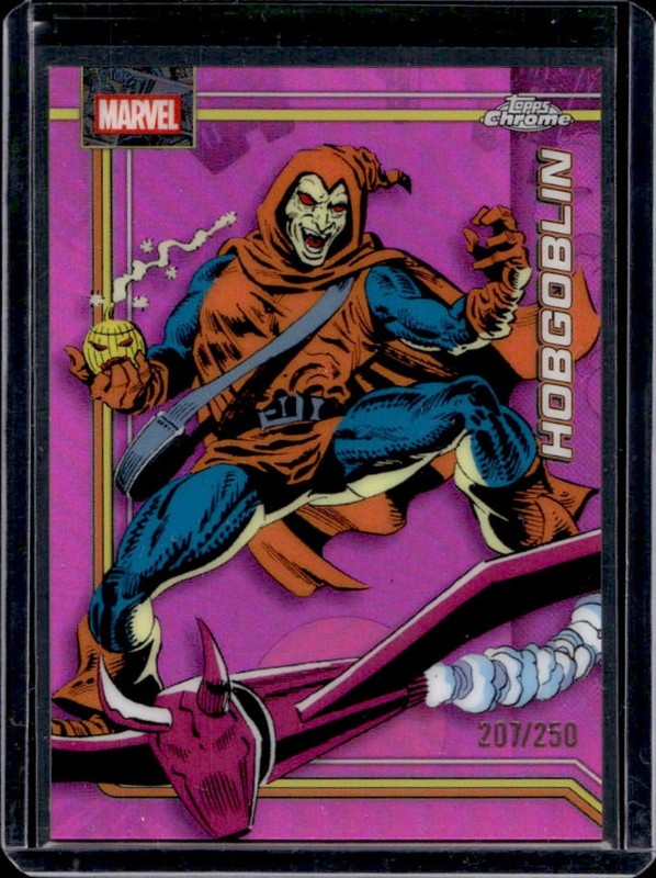 2026 Topps Chrome Marvel Comics Hobgoblin Pink Refractor #/250