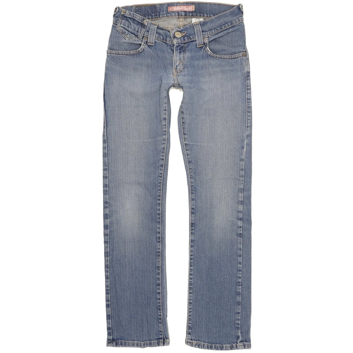 Levi's 504 Tilted - Jean Femme Slim Stretch Noir - Taille 32 - Coupe Droite - Denim élastique