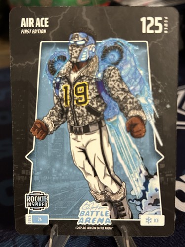 2026 Bo Jackson Battle Arena #74 Air Ace Ice Rookie inspired Card CCG TCG