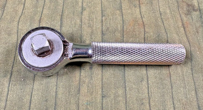S-K Tools No. 45174 Stubby 3/8'' Drive Ratchet Knurled Handle Made In The U.S.A.