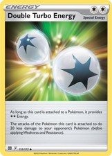 Double Turbo Energy Uncommon SWSH09: Brilliant Stars 151/172 NM