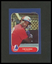 1986 Fleer Mini #54 Tim Raines Baseball Card