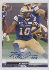 2023 Upper Deck CFL Auto Nic Demski #19 Auto 1g43