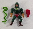 Vintage He-Man MOTU Figure King Hiss Mattel w/Shield & Staff - GREAT DEAL