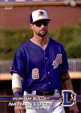 2021 Durham Bulls Choice #16 Nathan Lukes Portland Oregon OR - NM Baseball Card