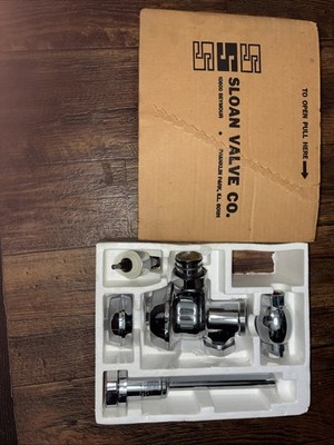 NOS Sloan Royal  Quiet  Flush Valve No. 110 Chrome Brass Commercial Plumbing