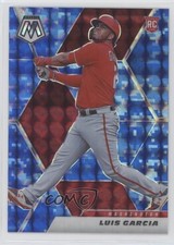 2021 Panini Mosaic Rookie Blue Camo Prizm Luis Garcia V #249 5po