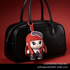Kawaii 10cm K-p Girl Idols Keychain Cute Plush Doll Pendant JENNIE Keyrings