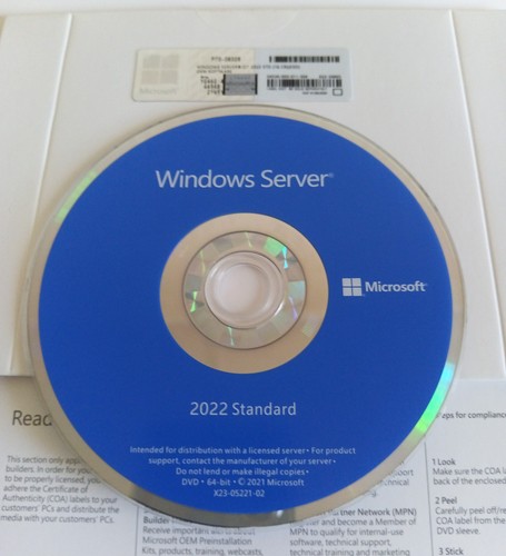 Windows Server 2022 Standard (IOT) 64 Bit DVD 16 Core