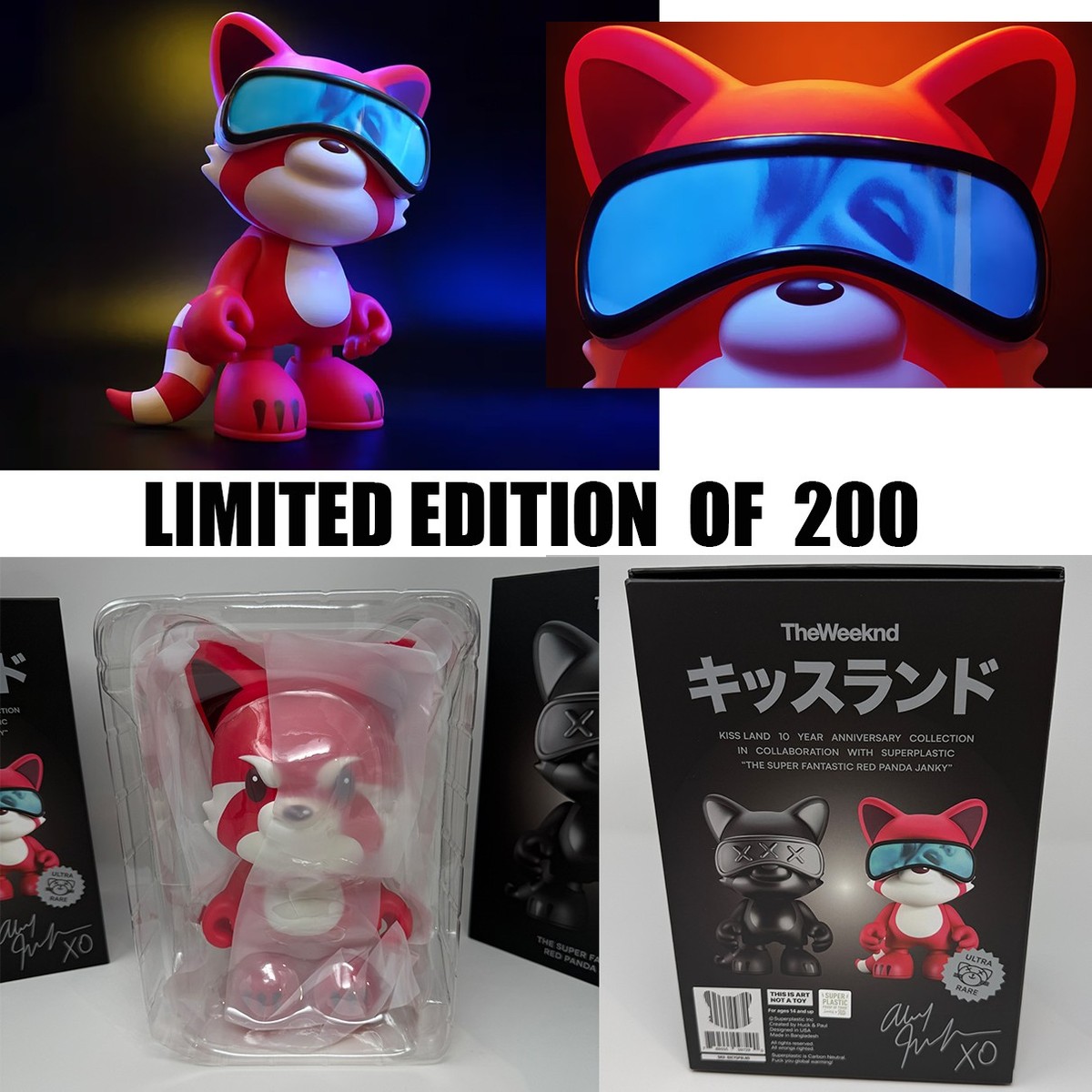 SUPERPLASTIC the weekend oxcy キッスランド Kiss Land' Art Toy Collection by The Weeknd x Superplastic