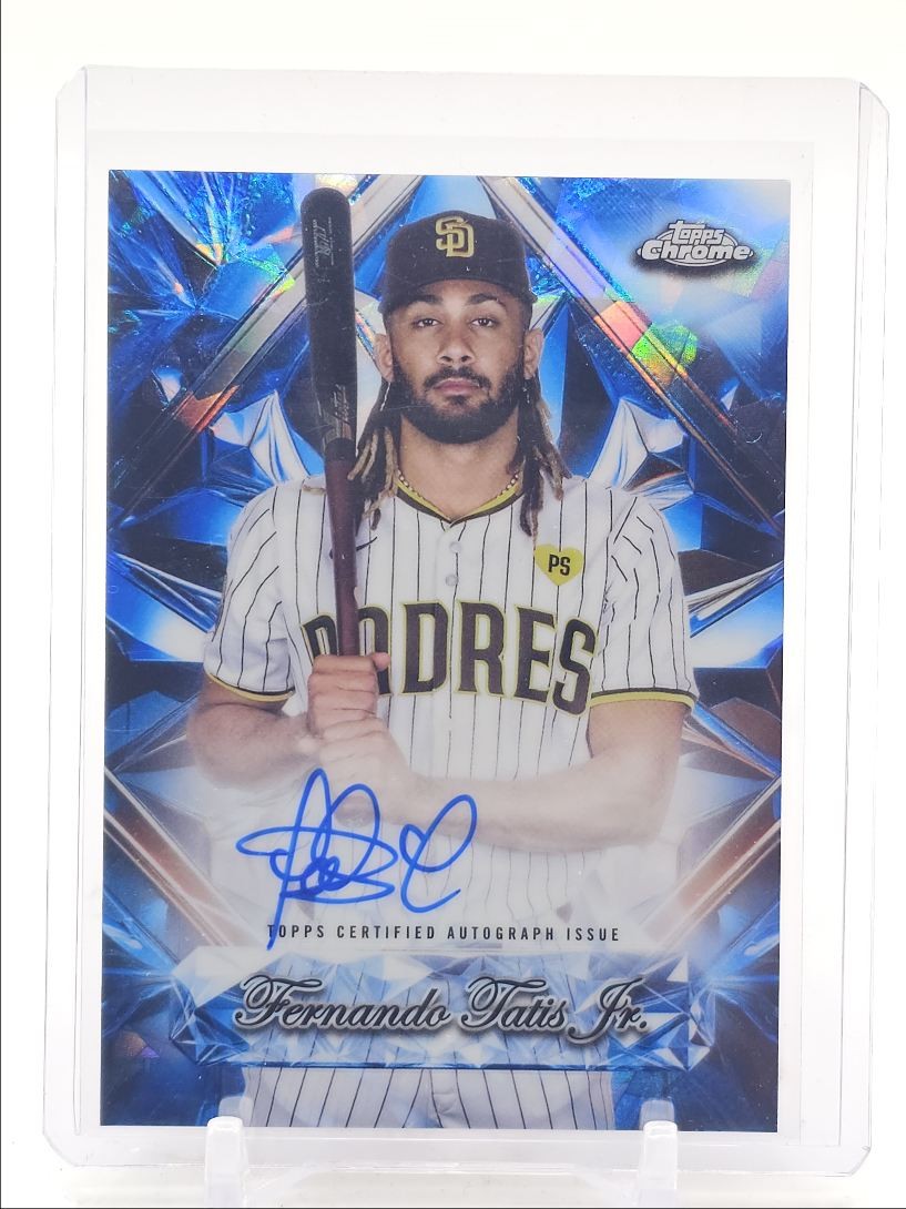 FERNANDO TATIS JR. 2025 TOPPS CHROME SAPPHIRE SELECTIONS PADRES AUTO Q2754