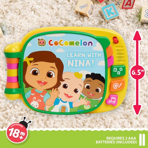 Libro de aprendizaje de español CoComelon 3 modos interactivos más de 50 frases y canciones - Imagen 6 de 6