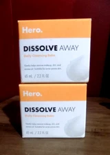 LOT OF 2~ Hero DISSOLVE AWAY Daily Cleansing Balm (2.2 oz. each)