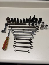 Lot Of 31 Mac Tools Sockets Wrenches Torx Vp 12 Point 6 Point Assorted 8c