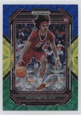 2023 Panini Prizm Draft Picks Choice Blue Yellow & Green Anthony Black #68 0v2h