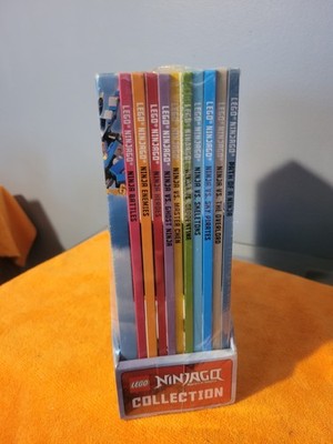 Lego Ninjaga Master of Spinjitzu 10 Book Collection Set+ Mini