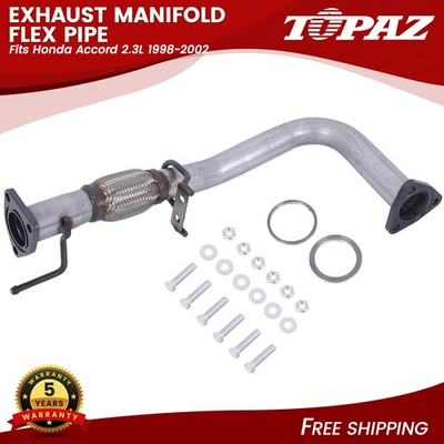 #ad #ad Exhaust Manifold Flex Pipe For Honda Accord 2.3L 1998 2002 53541 $67.86