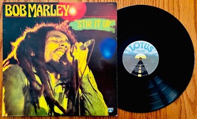 BOB MARLEY: STIR IT UP~1981 Italy Import Album~LOTUS #LOP 14001~Near Mint Reggae
