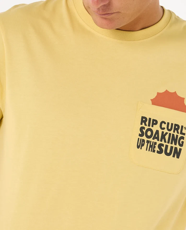 Rip Curl Sun Soaker Pocket T-Shirt - Neu - M - Bild 2 von 4