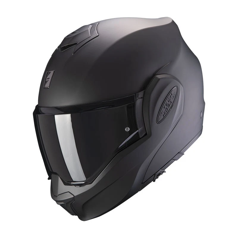 Casco modular de motocicleta SCORPION EXO-TECH EVO negro mate - Imagen 2 de 2