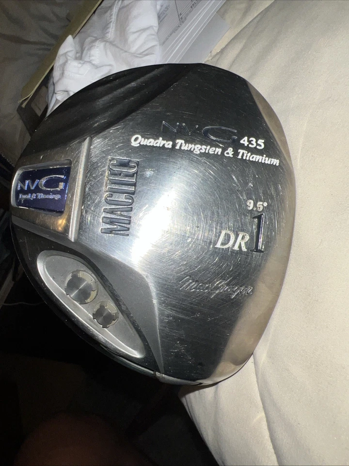 Controlador MacGregor MACTEC NVG 435 9,5 grados grafito regular derecha agarre nuevo. Headcover Foto 4 de 4