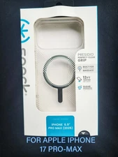 APPLE IPHONE 17 PRO MAX SPECK PRESIDO2 GRIP CLEAR CASE MAGSAFE/W-TEMPERED GLASS