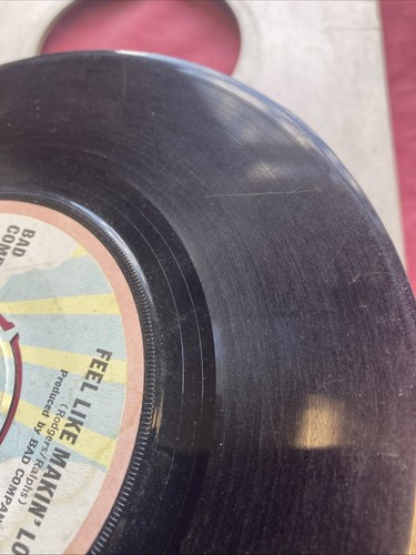 BAD COMPANY Feel Like Makin' Love 1975 UK 7" vinyl single Wild Fire Women 45 - Imagen 6 de 6