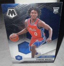 Tyrese Maxey 2020-21 Panini Mosaic NBA Debut Rookie #263 76ers NBA Card VG. rookie card picture