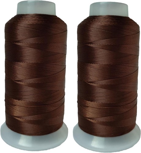 Polyester Thread Heavy Duty Bonded UV Resistant Outdoor #69 T70 Brown - Picture 1 of 6