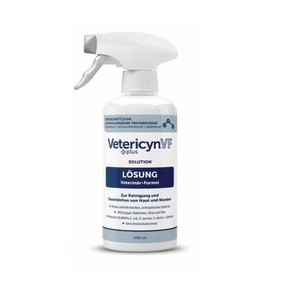Vetericyn VF plus Lösung 500ml Hund Katze Desinfektion von Wunden Wundreinigung