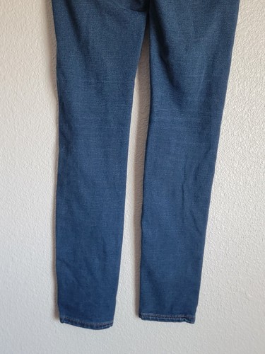 Vigoss Jeans Girls Size 12 Slim Straight Stretch Low Rise Denim Blue - Picture 10 of 12