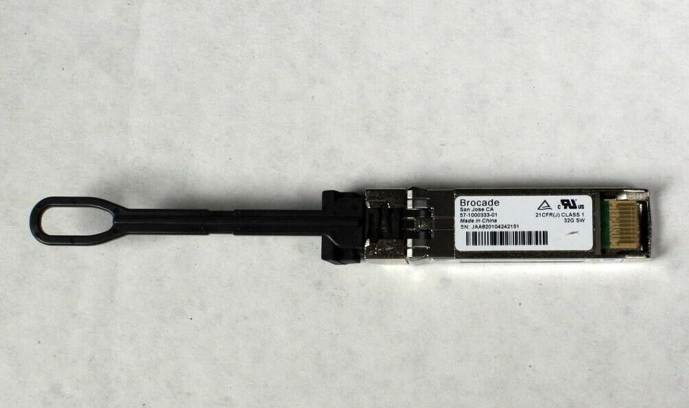 NEW Dell Brocade 32Gb FC SFP+ Optical Transceiver 850nm SW NEW Dell Brocade 32Gb FC SFP+ Optical Transceiver 850nm SW