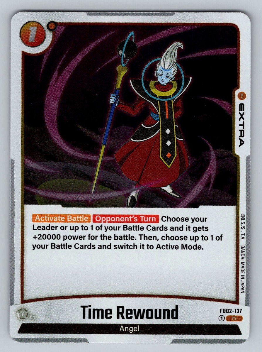 DRAGON BALL SUPER FUSION WORLD: Time Rewound Blazing Aura FB02-137