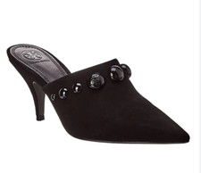 Tory Burch Georgina Studded Mules black 7.5