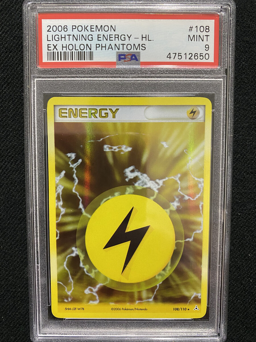 2006 Pokemon EX Holon Phantoms Lightning Energy Holo 108/110 2006 Pokemon EX Holon Phantoms Lightning Energy Holo 108/110
