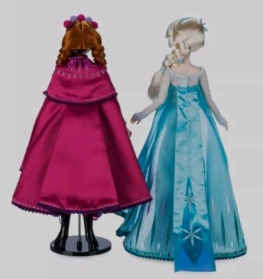 D23 Expo 2022 Disney Designer Anna & Elsa Doll Set Limited