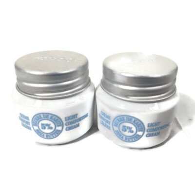 L'OCCITANE  SHEA BUTTER LIGHT COMFORTING CREAM 8ml  X 2 NEW