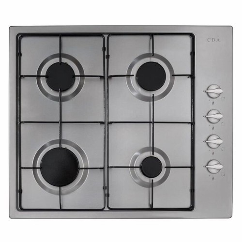 CDA HG6151SS 60cm 4 burner Gas Hob, Stainless Steel, RRP £189 - Picture 2 of 9