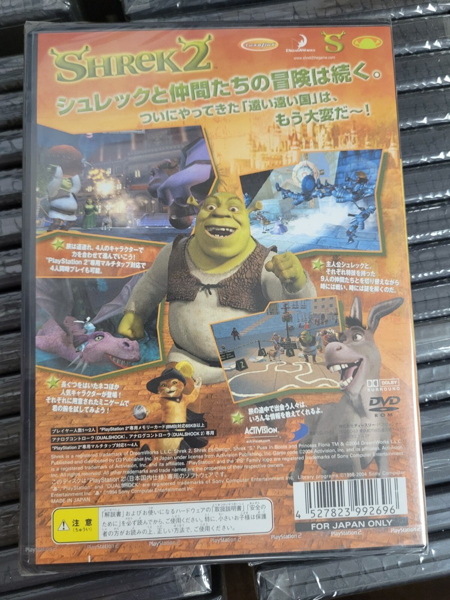 Shrek 2 (2004, D3 Publisher) New Factory Sealed Japan Shrek 2 (2004, D3 Publisher) New Factory Sealed Japan