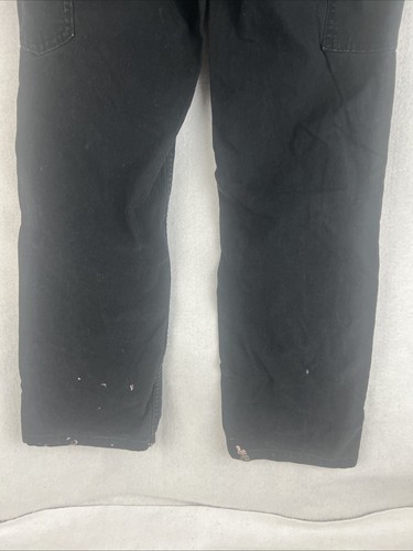 Vintage Carhartt Women’s Black Double Knee Work Pants Size 6 31x31 Distressed - Picture 6 of 7
