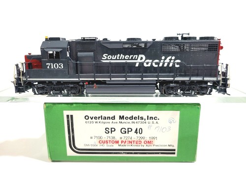 Overland OMI SP EMD GP40 Southern Pacific #7103 HO modelo de latón #5564.1 | Zustand: Used