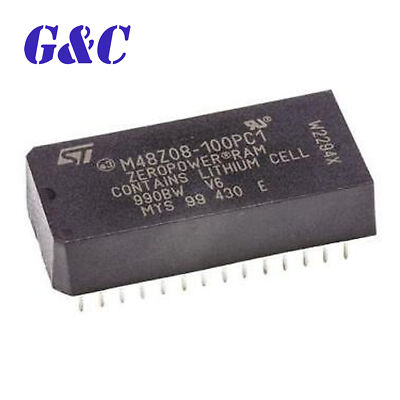 1PCS M48Z08-100PC1 M48Z08 DIP-28 48Z08 16 Kbit 2Kb x 8 ZEROPOWER SRAM