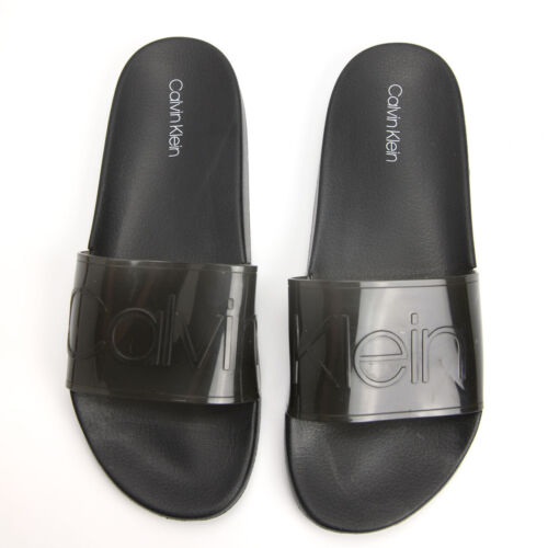 Calvin Klein Akron Sandalo Slide Uomo Taglia 13 Slip-On - Foto 2 di 6