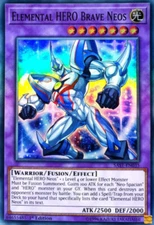 Yugioh! LP Elemental HERO Brave Neos - SAST-EN035 - Super Rare - 1st Edition Lig