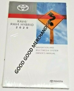 2020 TOYOTA RAV4 NAVIGATION OWNERS MANUAL LE XLE SE LIMITED PLATINUM