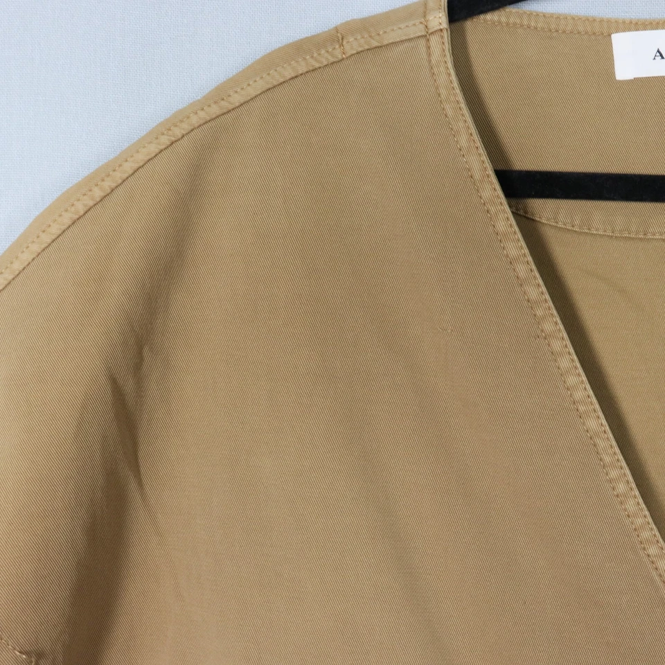 A.L.C. Mini Vestido Novak Utility Cremallera Desierto Mujer Talla 4 Bolsillos Delanteros Foto 4 de 4