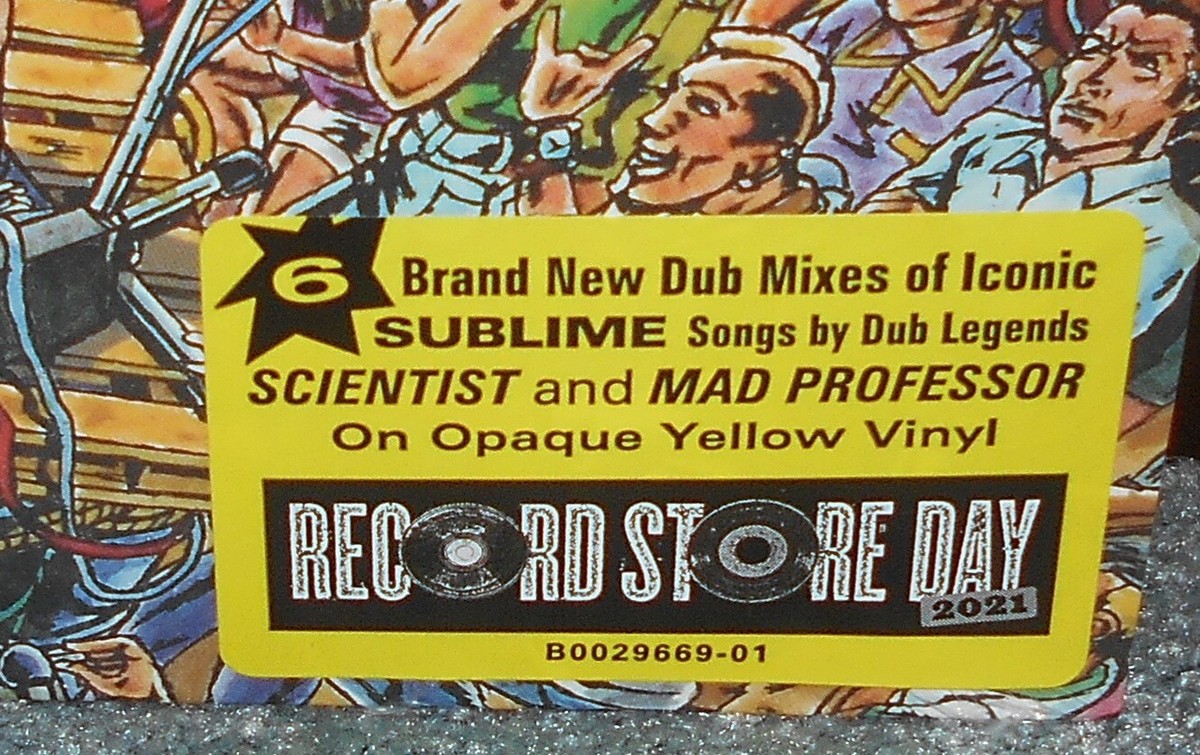 Sublime Meets Scientist & Mad Professor Inna L.B.C Yellow Vinyl LP