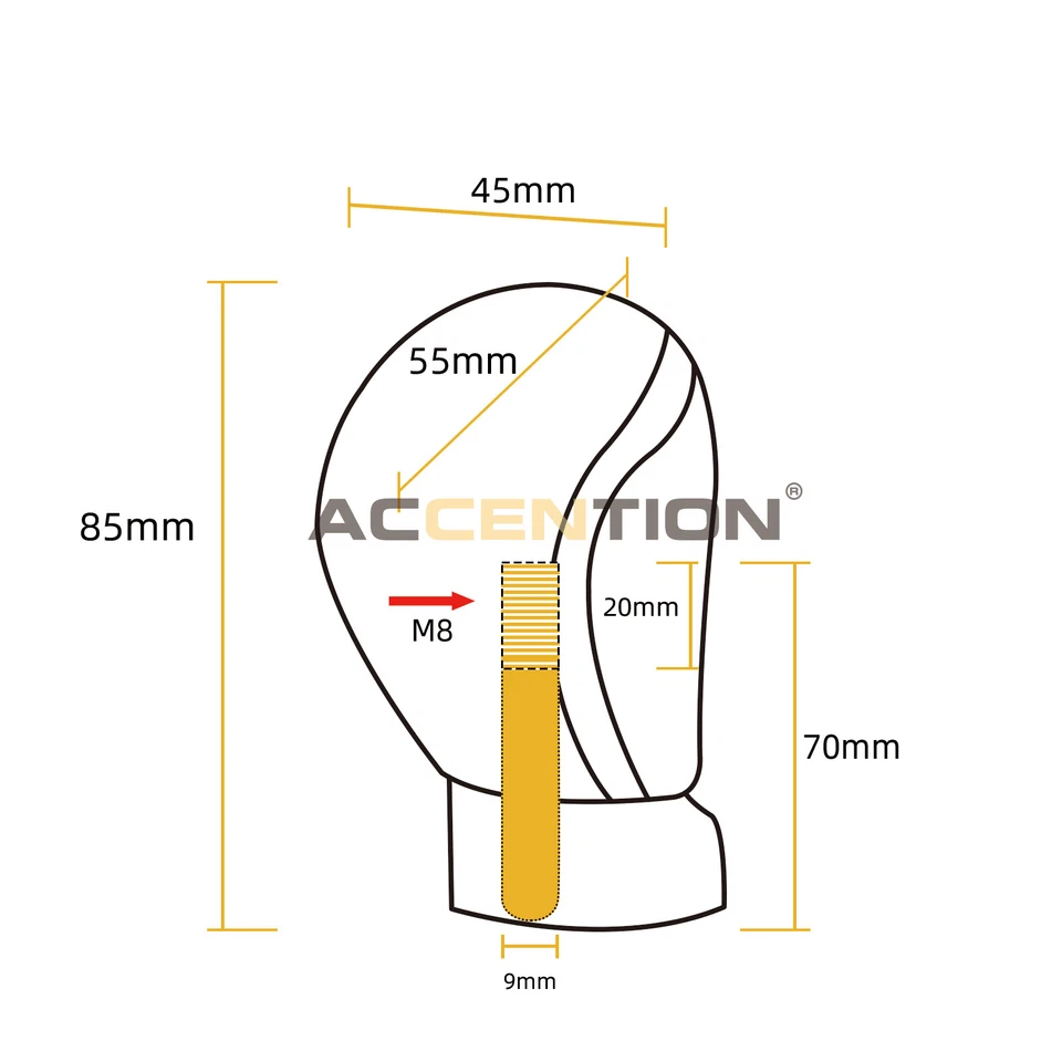 Perilla de cambio de marchas de fibra de carbono real para Lexus RC F GS F 2015-2021 Foto 2 de 4